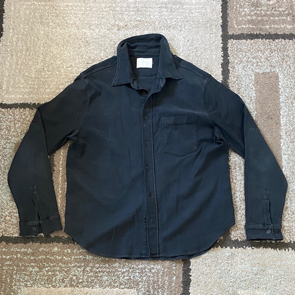 Citizens of humanity black long sleeve button down shirt men’s size XXL